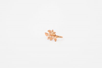 mini brož vavřín (růžové zlato)