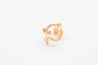 prsten basic vavřín (růžové zlato)